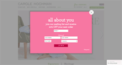 Desktop Screenshot of carolehochman.com